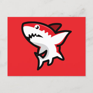 Carte Postale Requin rouge