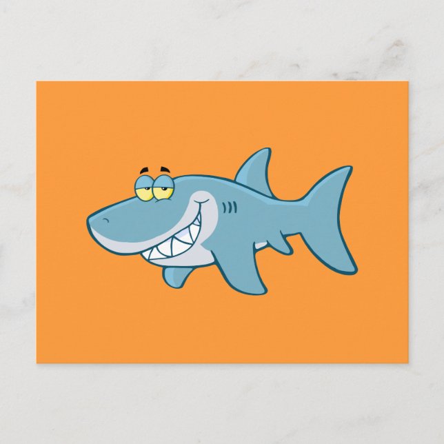Carte Postale Requin souriant (Devant)