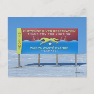 Carte Postale Réserve de la rivière Cheyenne