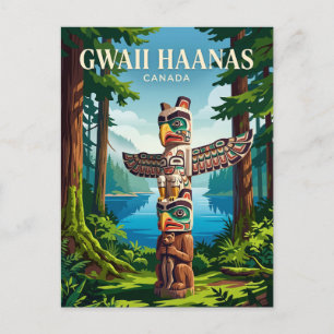 Carte Postale Réserve de parc national Gwaii Haanas Canada
