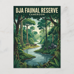 Carte Postale Réserve faunique de Dja Cameroun