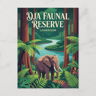 Carte Postale Réserve faunique de Dja Cameroun