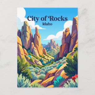 Carte Postale Réserve nationale City of Rocks Idaho