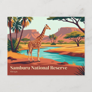 Carte Postale Réserve nationale de Samburu Kenya