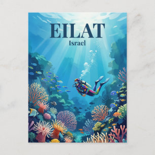 Carte Postale Réserve naturelle de Coral Beach, Eilat Israël