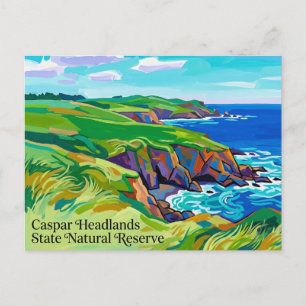 Carte Postale Réserve naturelle de l'État de Caspar Headlands Ca