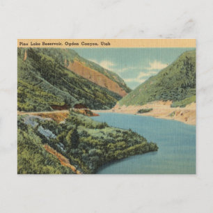 Carte Postale Réservoir de Pine Lake, Ogden Canyon, Utah