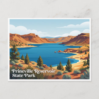 Carte Postale Réservoir de Prineville State Park Oregon