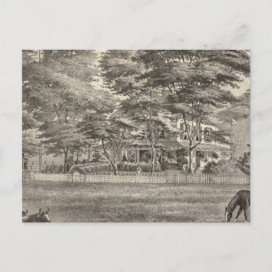 Carte Postale Résidence du Dr Robert Laird, Squan, NJ
