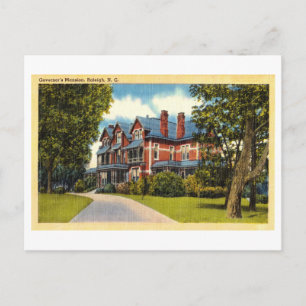 Carte Postale Résidence du gouverneur à Raleigh, Caroline du Nor