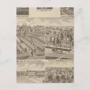 Carte Postale Résidence et moulin de L & J Keller