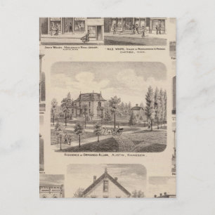 Carte Postale Résidences et entreprises en Austin, Minnesota