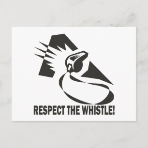 Carte Postale Respectez Le Sifflet
