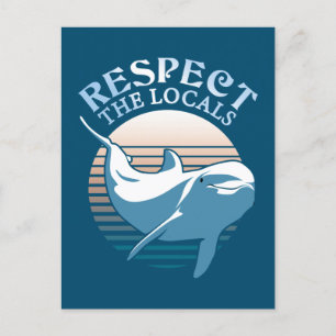 Carte Postale Respectez Les Locaux - Citation De Sensibilisation