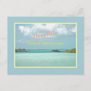 Carte Postale "Respirez, vous êtes aux îles Turques-et-Caïques"