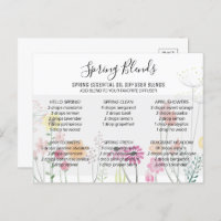 Carte postale Ressort Essential Oils Blend