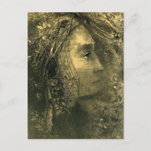 Carte Postale Ressort par Odilon Redon (Devant)
