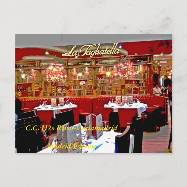 Carte Postale Restaurante centro commerciale H2O de Rivas vaciam (Devant)