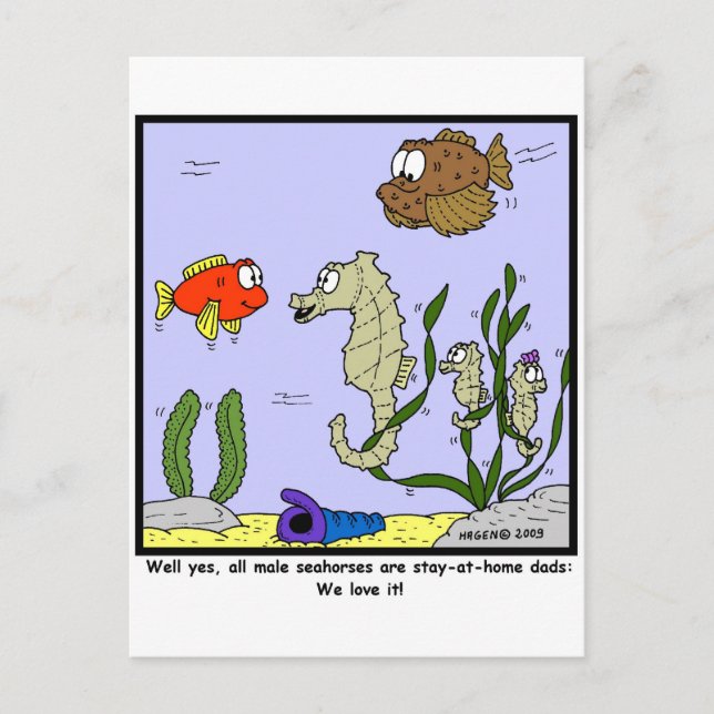 Carte Postale Reste à la maison Papa (Devant)