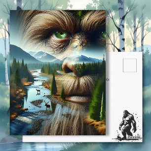 Carte Postale Rester en contact avec Sasquatch