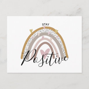 Carte Postale rester positif