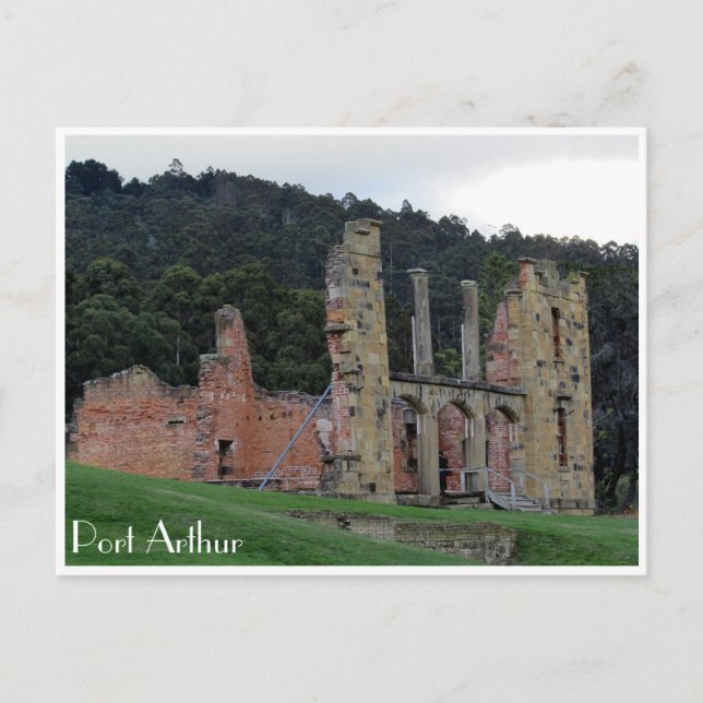 Carte Postale restes de port arthur (Devant)