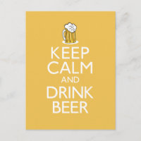 Restez calme et buvez de la bière