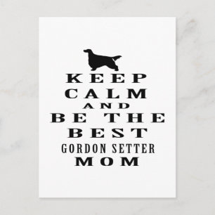 Carte Postale Restez calme et soyez la meilleure maman Gordon Se