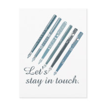 Restez en contact avec l'illustration personnalisé