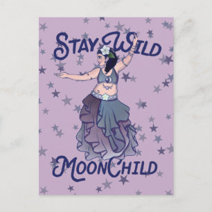 Carte Postale Restez sauvage Lune enfant LuneEnfant Danseur du v