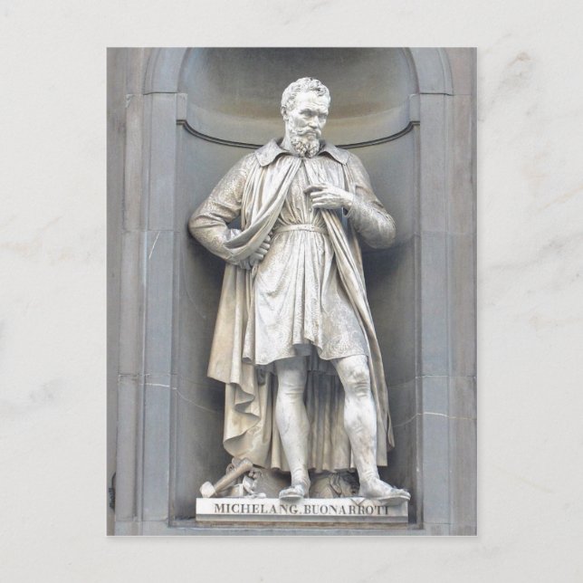 Carte Postale Résumé Michelangelo (nom complet Michelangelo di L (Devant)