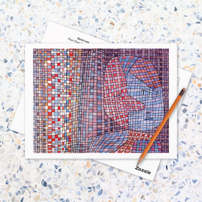 Carte Postale Résumé Mosaïque Abstraite Paul Klee (Créateur téléchargé)