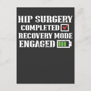Carte Postale Rétablissement après une chirurgie de remplacement