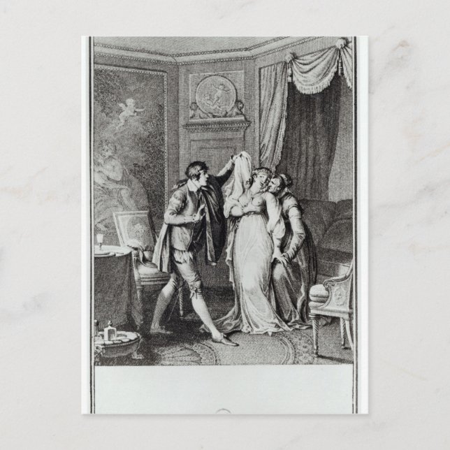 Carte Postale "Retirez ce voile", du chapitre 7 du (Devant)