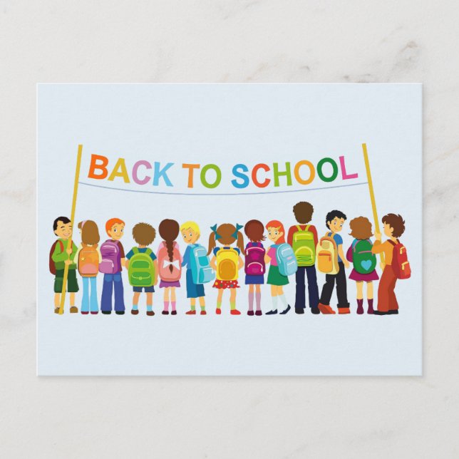 Carte Postale Retour à l'école (Devant)