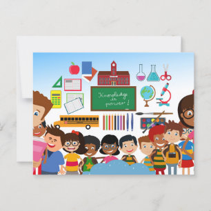 Carte Postale Retour à l'école