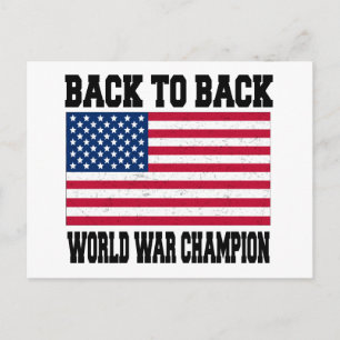 Carte Postale Retour au Champion de la Guerre Mondiale