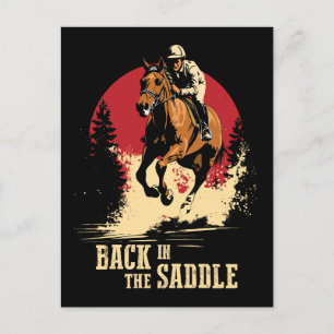 Carte Postale Retour Dans La Selle - Course À Cheval
