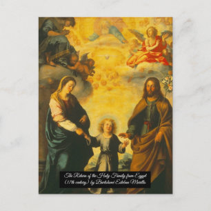Carte Postale Retour de la Sainte Famille d'Egypte
