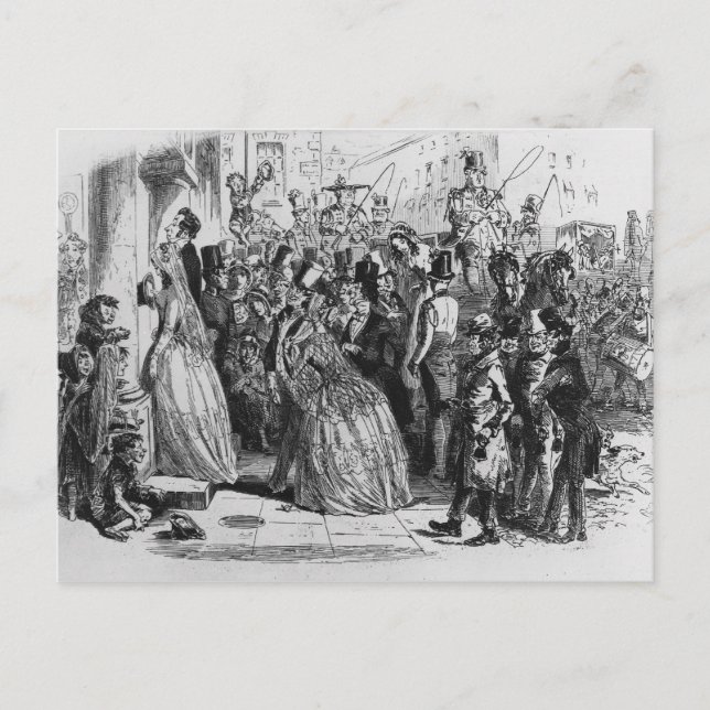 Carte Postale Retour de l'église (Devant)