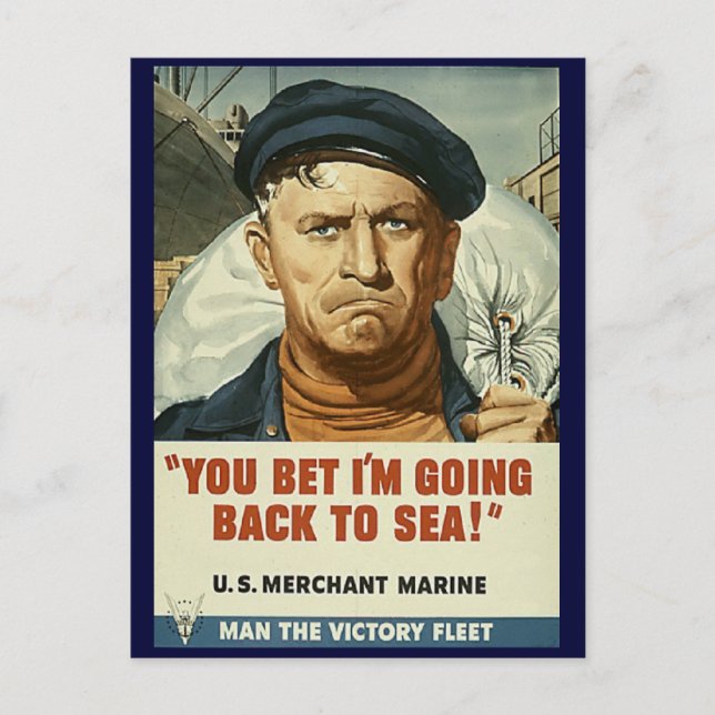 Carte postale Retour en mer (Devant)
