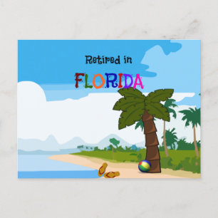 Carte Postale Retraité en Floride