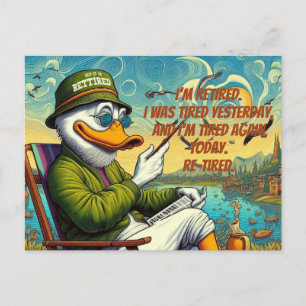 Carte Postale Retraité & Relaxé