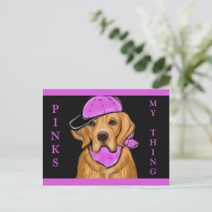 CARTE POSTALE RETRIEVER DORE