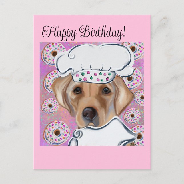 CARTE POSTALE RETRIEVER LABRADOR            (Devant)