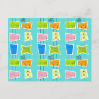 Carte Postale Retro Atomic Kitsch