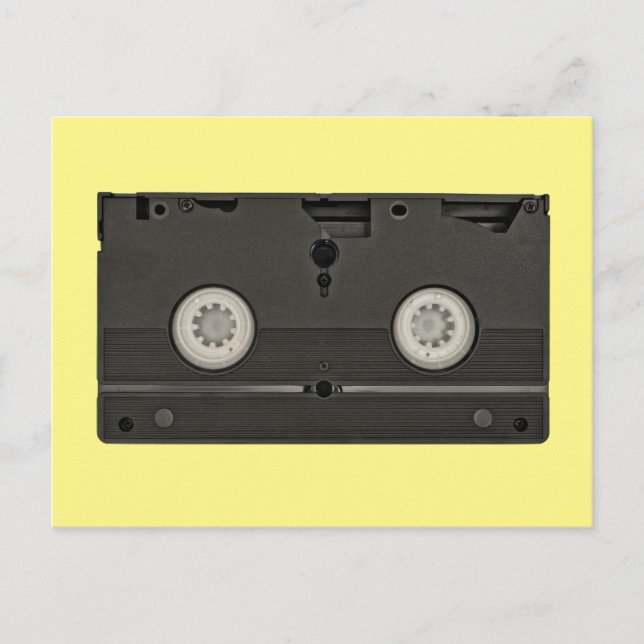 Carte Postale Retro Cassette VHS (Devant)