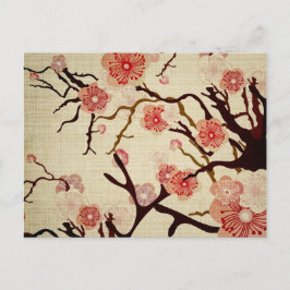 Carte postale Retro Cherry Blossom