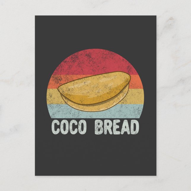 Carte Postale Retro Coco Pain Amateurs Cadeau (Devant)