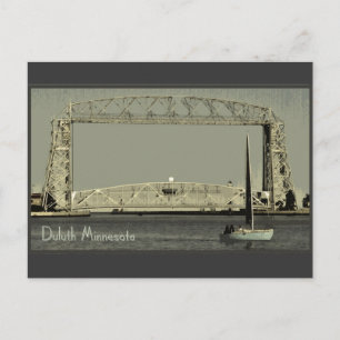 Carte postale rétro de Duluth Minnesota